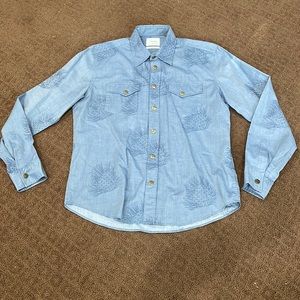 Billy Reid Men’s Long Sleeve Dress Shirt Size Medium